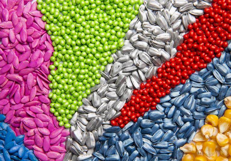 Seeds coated with a seed treatment formulations